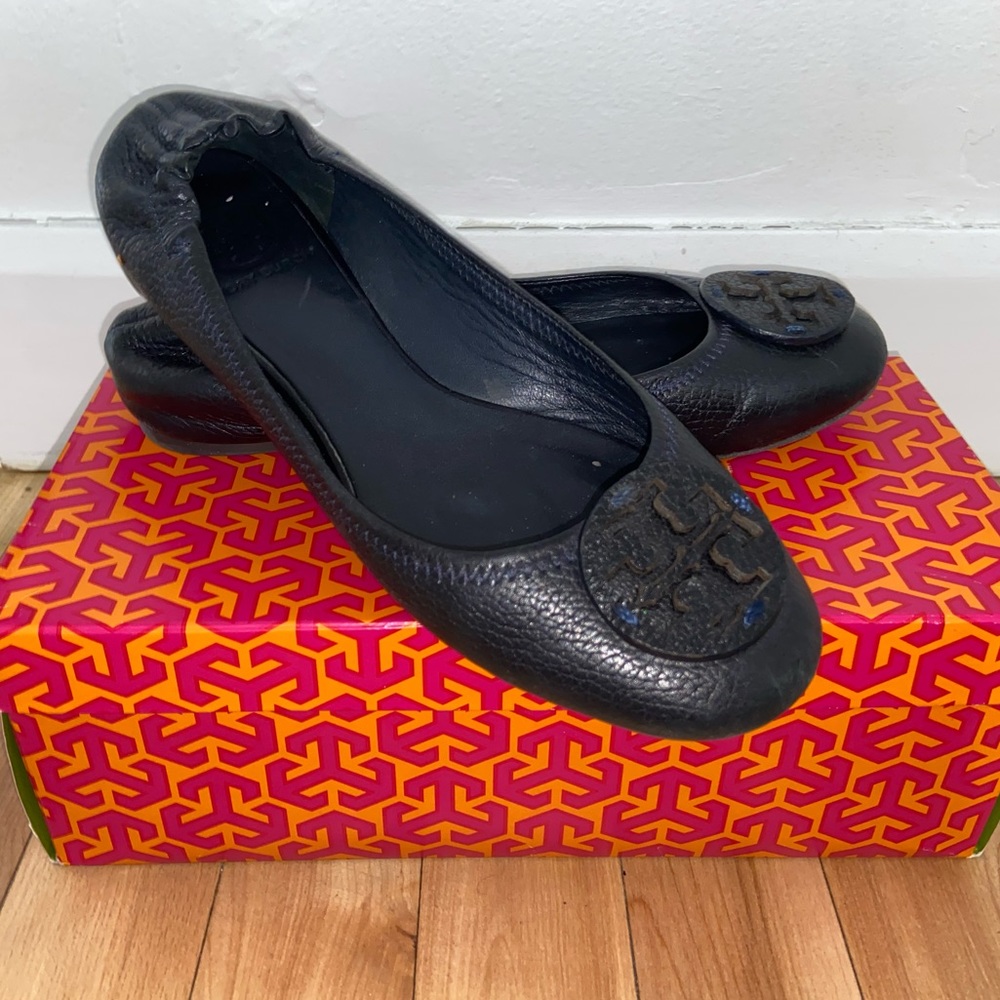 Tory Burch reva flats, size 8